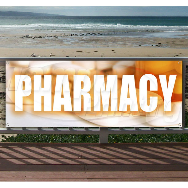 Heavy-Duty Vinyl Single-Sided with Metal Grommets Pharmacy Now Open Extra Large 13 oz Banner Non-Fabric 